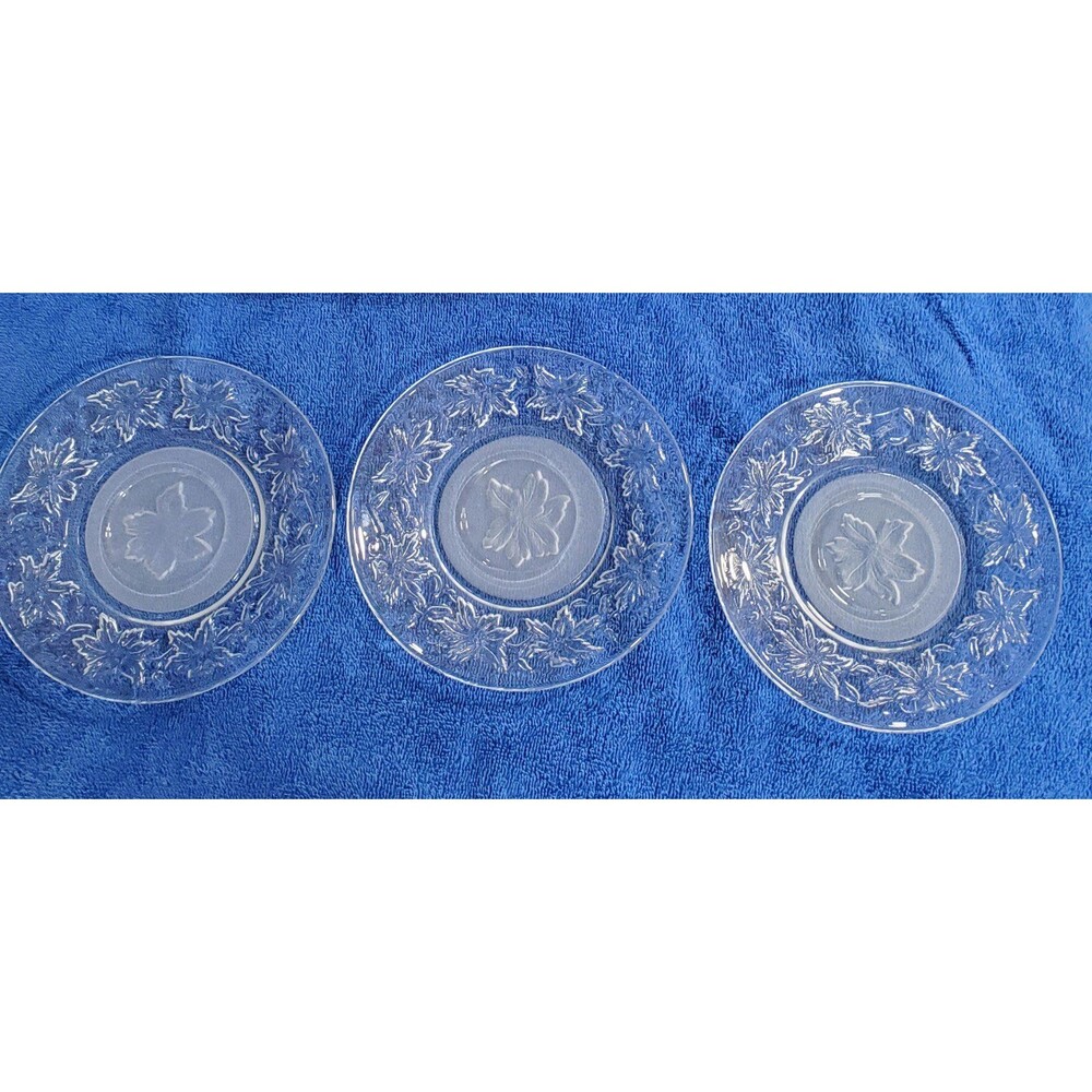 Vintage Princess House Fantasia dessert plates 3 count